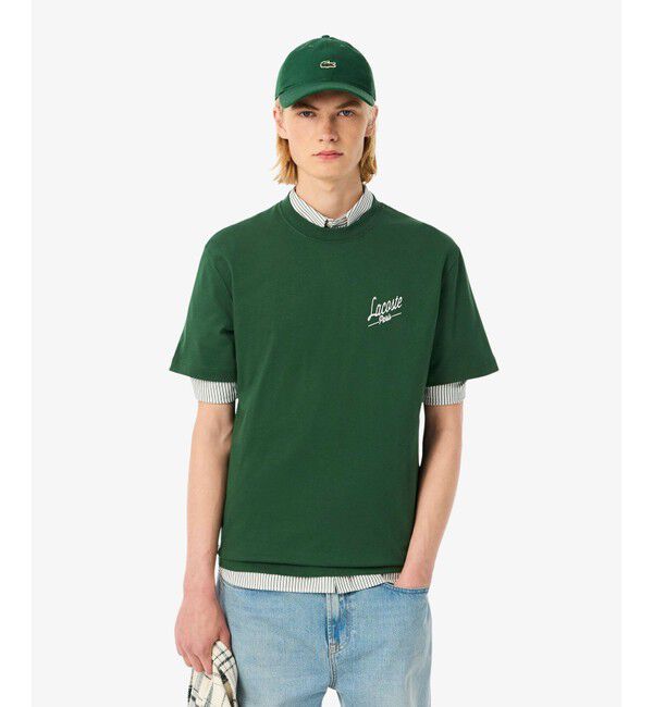 LACOSTE「ラコステパリバックプリントTシャツ」|Tシャツ・カットソー|