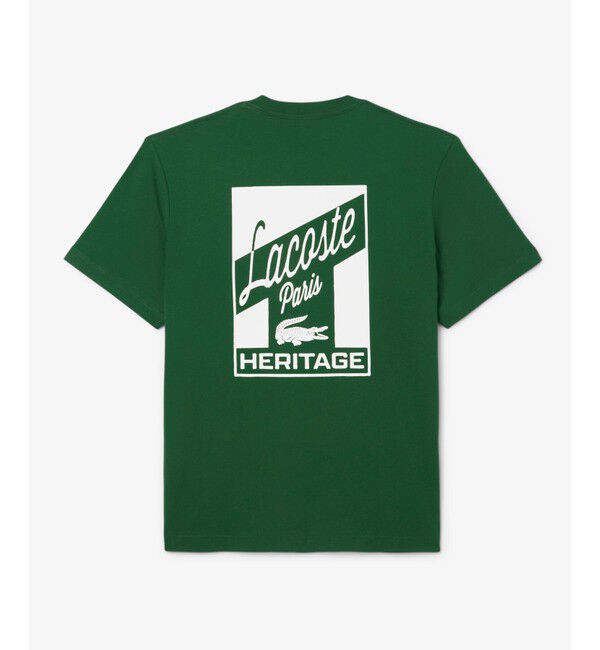 LACOSTE「ラコステパリバックプリントTシャツ」|Tシャツ・カットソー|