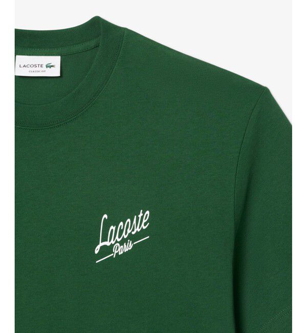 LACOSTE「ラコステパリバックプリントTシャツ」|Tシャツ・カットソー|