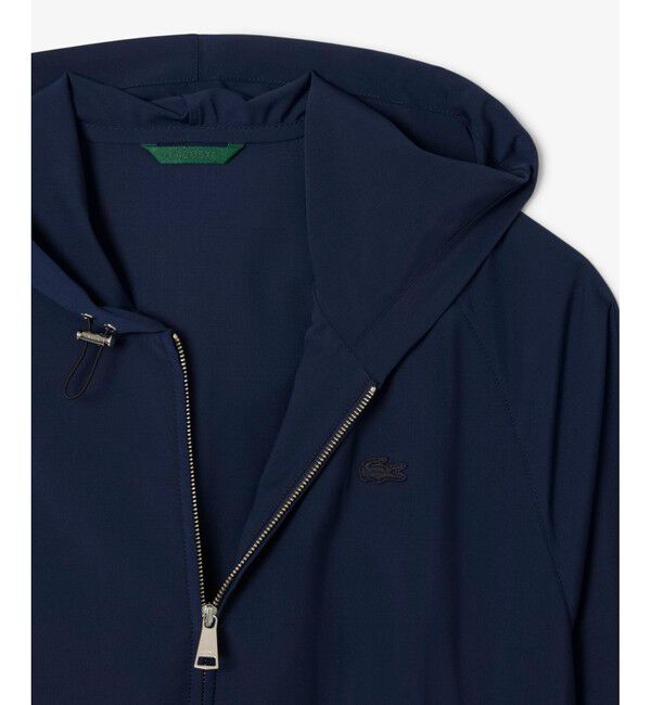 LACOSTE「ウールブレンドフランネルジップジャケット」|ブルゾン・スタジャン|