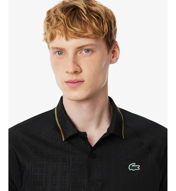 LACOSTE「【EC only】『ノバク・ジョコビッチ』ラケットプリントウルトラドライポロシャツ」|ポロシャツ|
