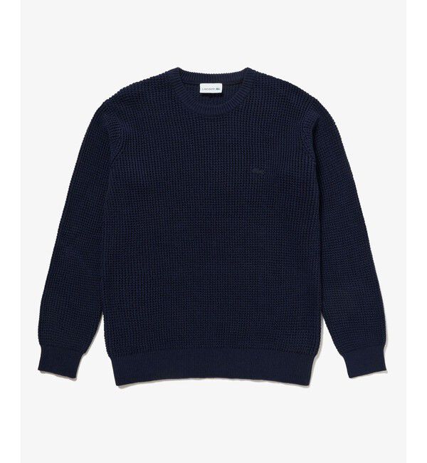 LACOSTE「ワッフルニットセーター」|ニット・セーター|