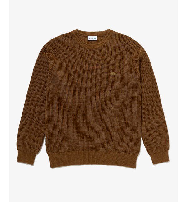 LACOSTE「ワッフルニットセーター」|ニット・セーター|