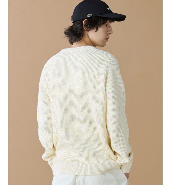 LACOSTE「ワッフルニットセーター」|ニット・セーター|