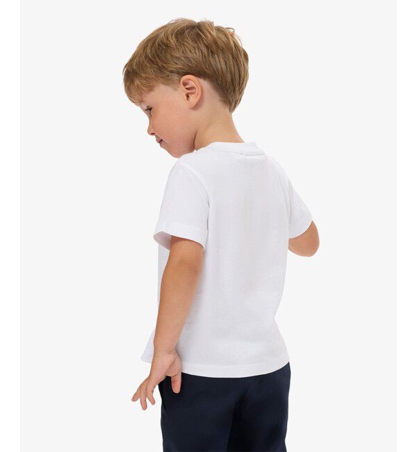 LACOSTE「【EC only】JUNIORベーシックワニロゴパッチ 半袖Tシャツ」|Tシャツ・カットソー|