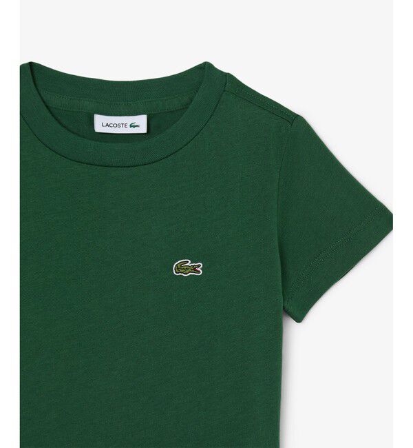 LACOSTE「【EC only】JUNIORベーシックワニロゴパッチ 半袖Tシャツ」|Tシャツ・カットソー|