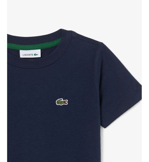 LACOSTE「【EC only】JUNIORベーシックワニロゴパッチ 半袖Tシャツ」|Tシャツ・カットソー|