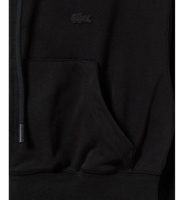 LACOSTE「裏パイルクロップドジップフーディー」|パーカー|
