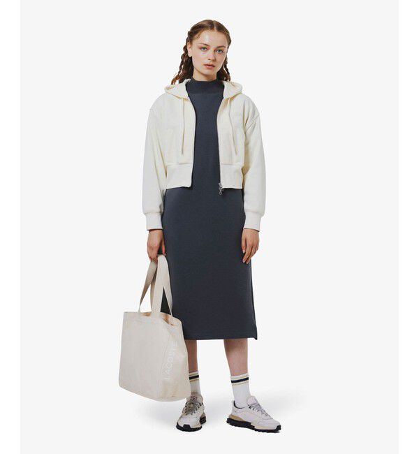 LACOSTE「裏パイルクロップドジップフーディー」|パーカー|