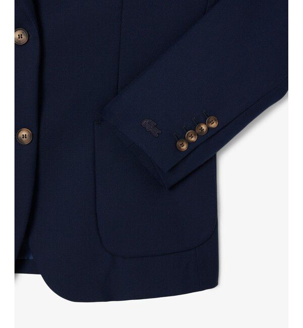 LACOSTE「3パッチポケットツイルブレザー」|テーラードジャケット|