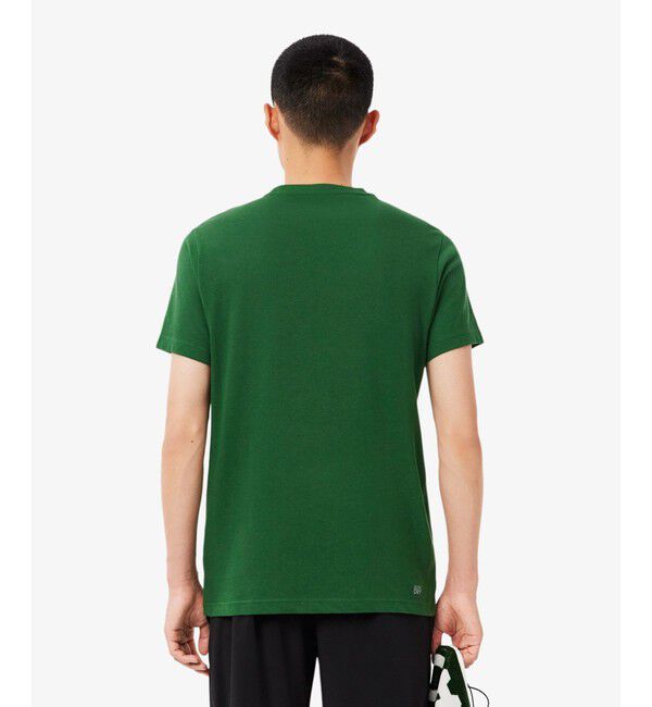 LACOSTE「グラフィカルブランドネームロゴウルトラドライTシャツ」|Tシャツ・カットソー|