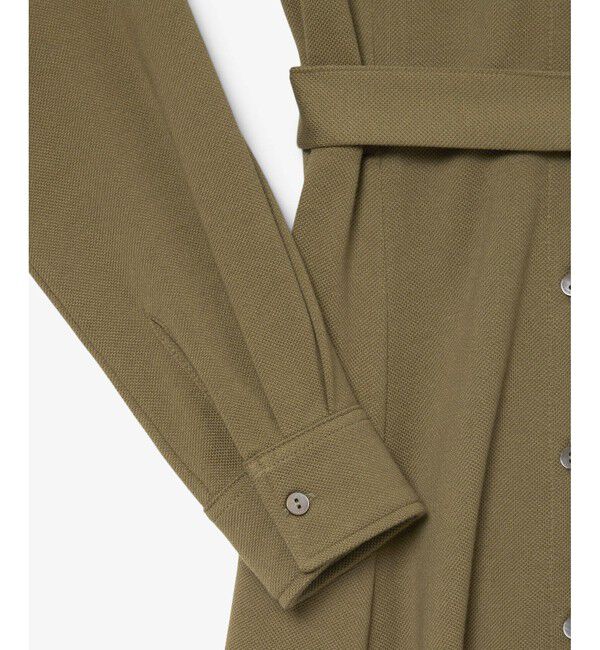 LACOSTE「鹿の子地ポロカラーシャツドレス」|ワンピース|