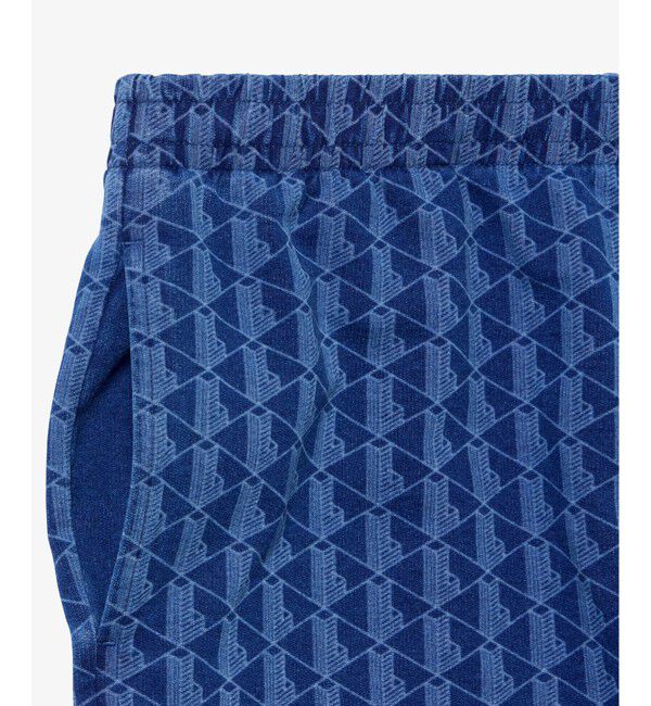 LACOSTE「インディゴスウェットモノグラムトラックパンツ」|その他|