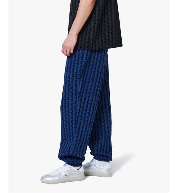 LACOSTE「インディゴスウェットモノグラムトラックパンツ」|その他|インディゴブルー