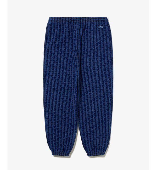 LACOSTE「インディゴスウェットモノグラムトラックパンツ」|その他|