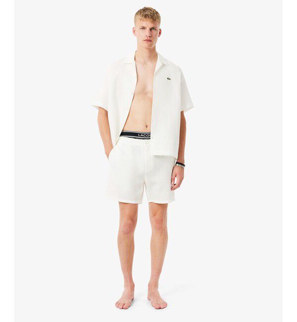 LACOSTE「モノグラム＆プレーン／3パックストレッチコットントランクショーツセット」|インナー|