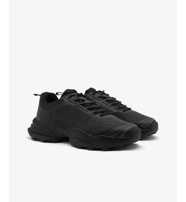 LACOSTE「メンズ LGUARD BRKR CTT 225 1 SMA」|スニーカー|ブラック&times;ブラック