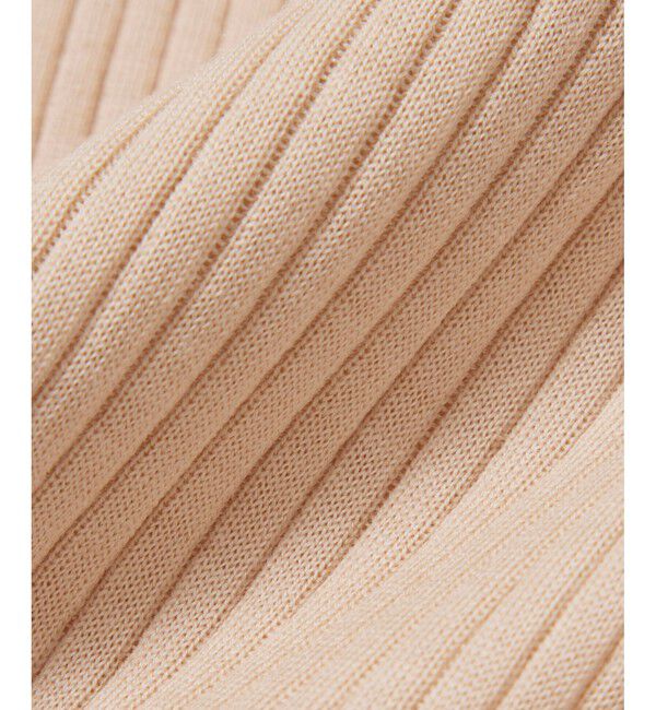 LACOSTE「3Dニッティングショートスリーブメリノウール ハイゲージニットセーター」|ニット・セーター|