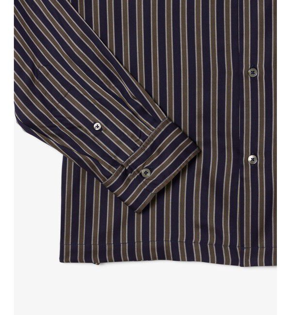 LACOSTE「マルチストライプオープンカラーシャツ」|シャツ・ブラウス|