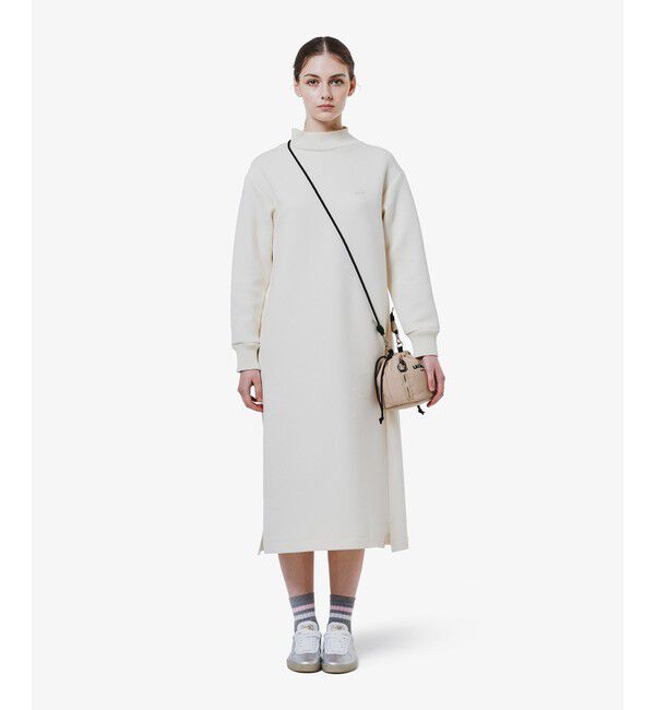 LACOSTE「ダンボールニットドレス / ハイネックワンピース」|ワンピース|