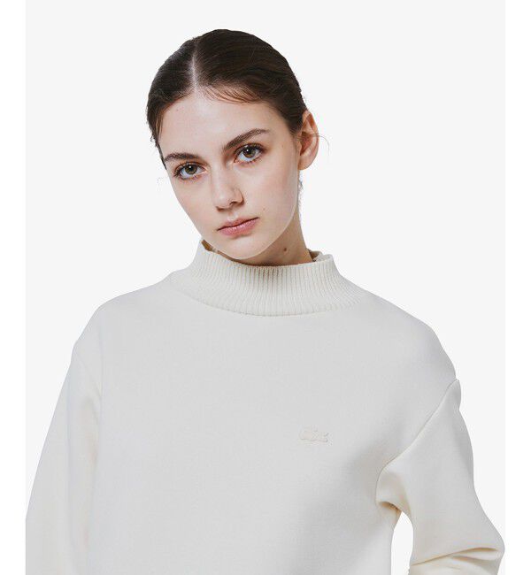 LACOSTE「ダンボールニットドレス / ハイネックワンピース」|ワンピース|