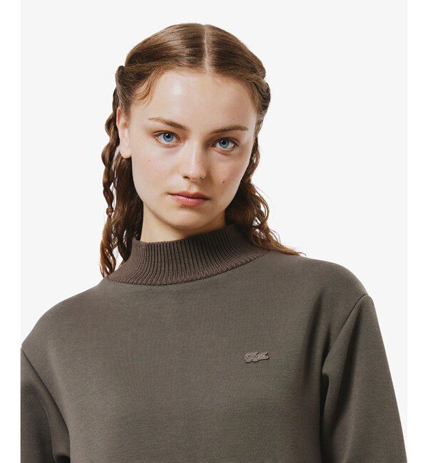 LACOSTE「ダンボールニットドレス / ハイネックワンピース」|ワンピース|
