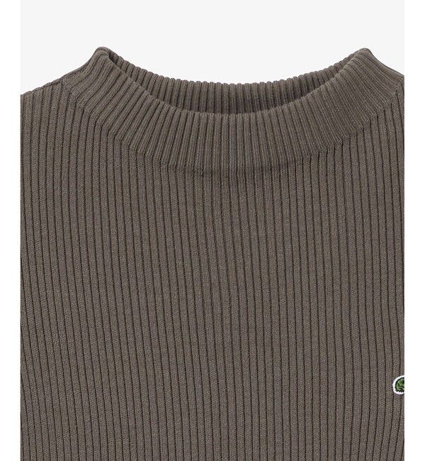 LACOSTE「ローウエストリブニットドレス / フレアワンピース」|ワンピース|