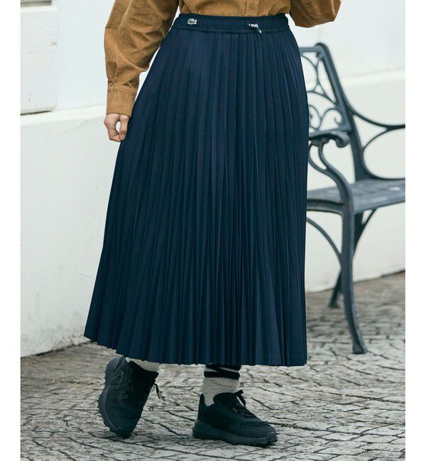 LACOSTE「変形プリーツAラインスカート」|スカート|