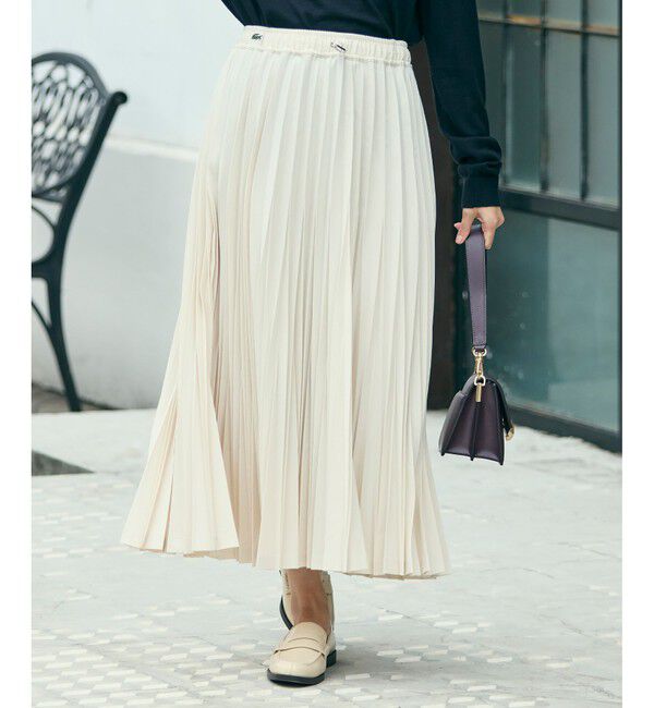 LACOSTE「変形プリーツAラインスカート」|スカート|