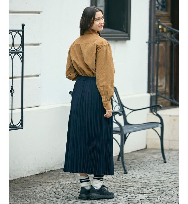 LACOSTE「変形プリーツAラインスカート」|スカート|