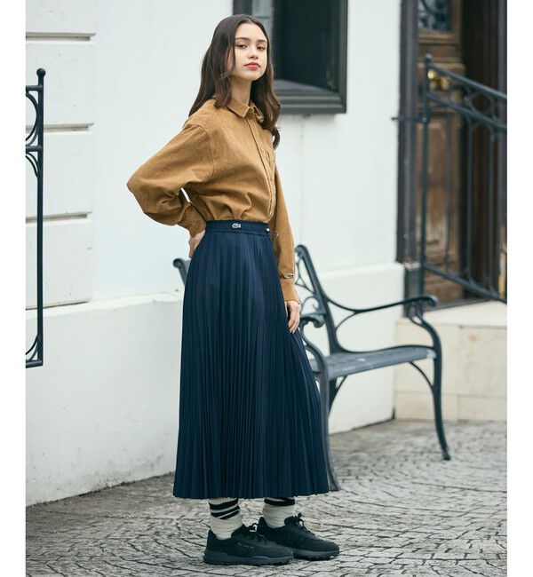 LACOSTE「変形プリーツAラインスカート」|スカート|