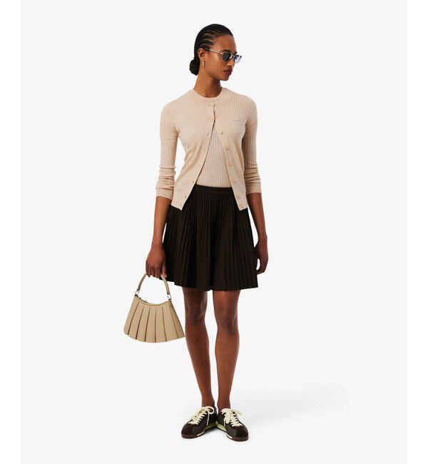 LACOSTE「3Dニッティングメリノウール ハイゲージニットカーディガン」|カーディガン|