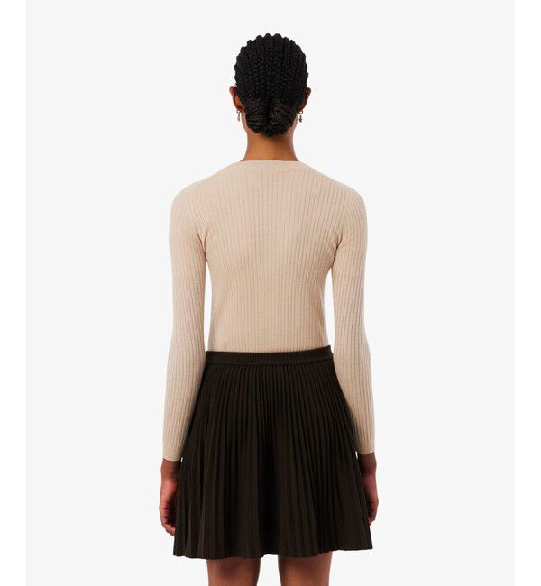 LACOSTE「3Dニッティングメリノウール ハイゲージニットカーディガン」|カーディガン|