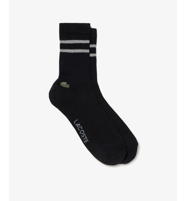LACOSTE「足底パイルラインソックス」|ソックス|