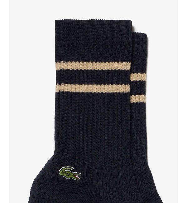 LACOSTE「足底パイルラインソックス」|ソックス|