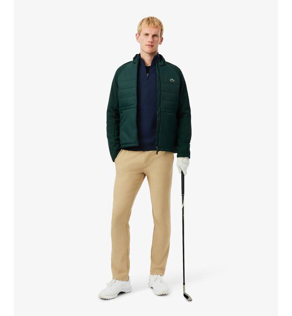 LACOSTE「ウールブレンドハーフジップゴルフセーター」|ニット・セーター|