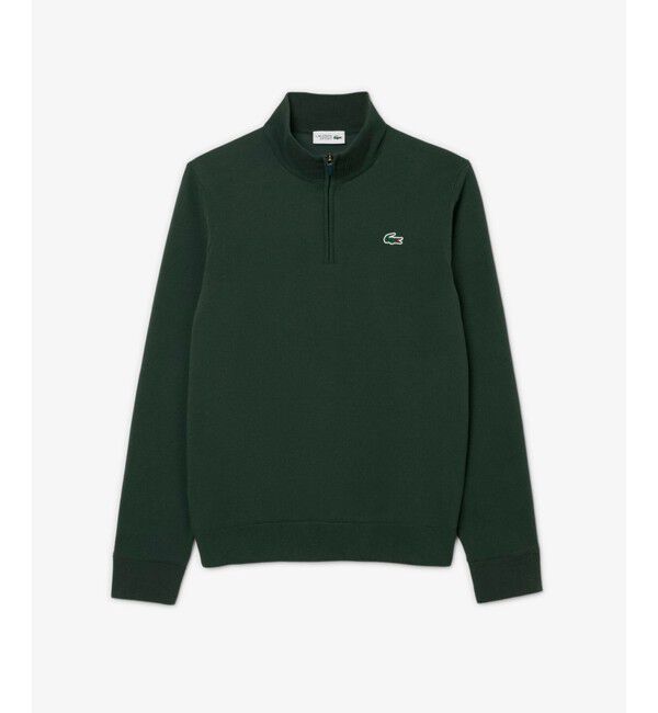 LACOSTE「ウールブレンドハーフジップゴルフセーター」|ニット・セーター|
