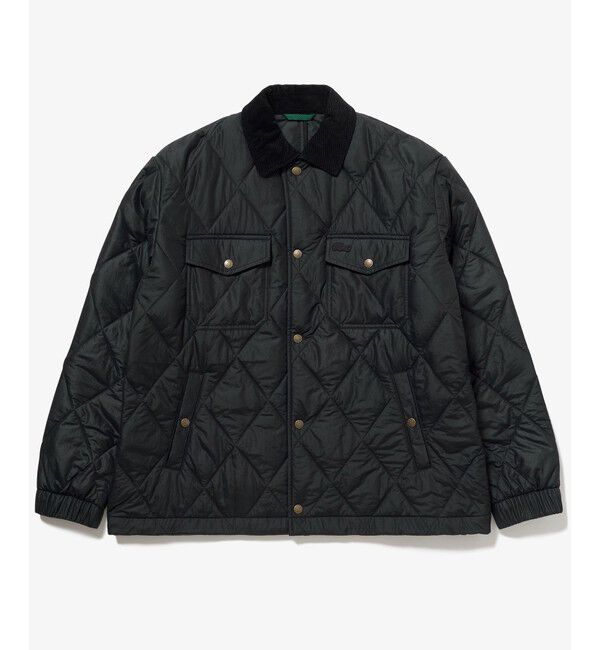 LACOSTE「THERMORE中綿 コーデュロイカラーキルティングジャケット」|ブルゾン・スタジャン|