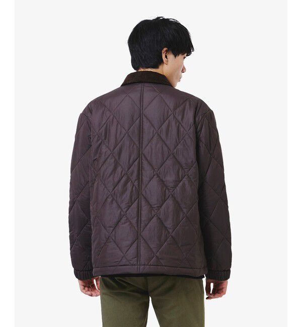 LACOSTE「THERMORE中綿 コーデュロイカラーキルティングジャケット」|ブルゾン・スタジャン|