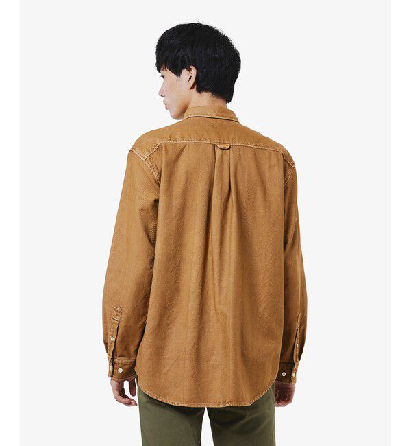 LACOSTE「ウォッシュドヘリンボーンネルシャツ」|シャツ・ブラウス|