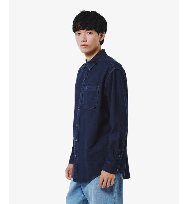 LACOSTE「ウォッシュドヘリンボーンネルシャツ」|シャツ・ブラウス|