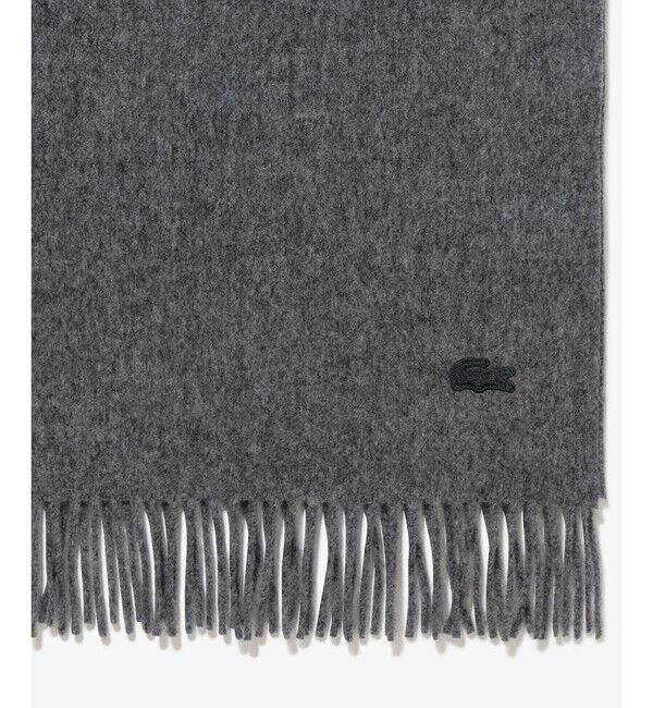 LACOSTE「リバーシブルメリノウールマフラー」|マフラー|