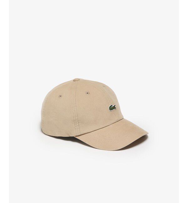 LACOSTE「ワンポイントワニロゴ・コーデュロイキャップ」|キャップ・キャスケット|