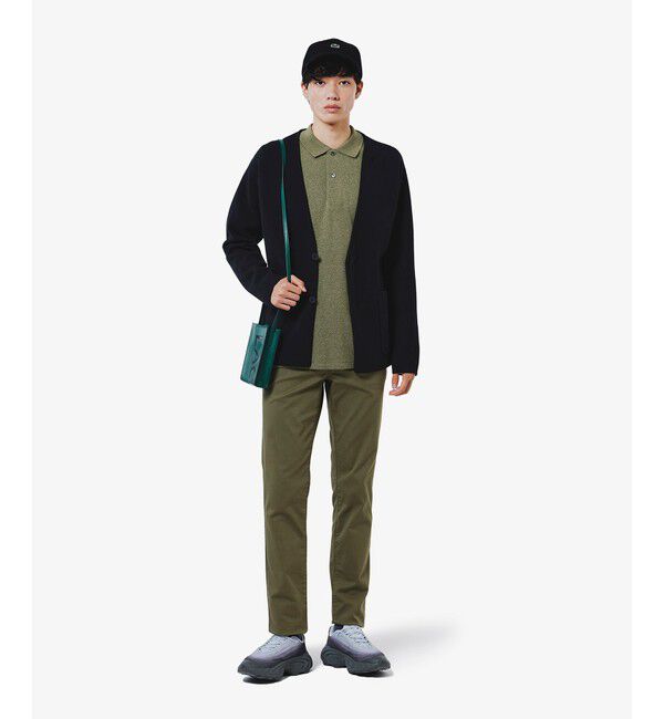 LACOSTE「ワンポイントワニロゴ・コーデュロイキャップ」|キャップ・キャスケット|