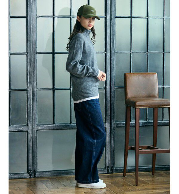 LACOSTE「ワンポイントワニロゴ・コーデュロイキャップ」|キャップ・キャスケット|