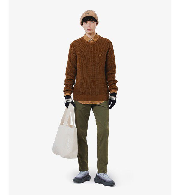 LACOSTE「ウールリブニットキャップ」|キャップ・キャスケット|