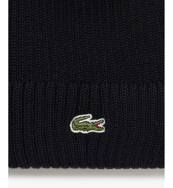 LACOSTE「ウールリブニットキャップ」|キャップ・キャスケット|