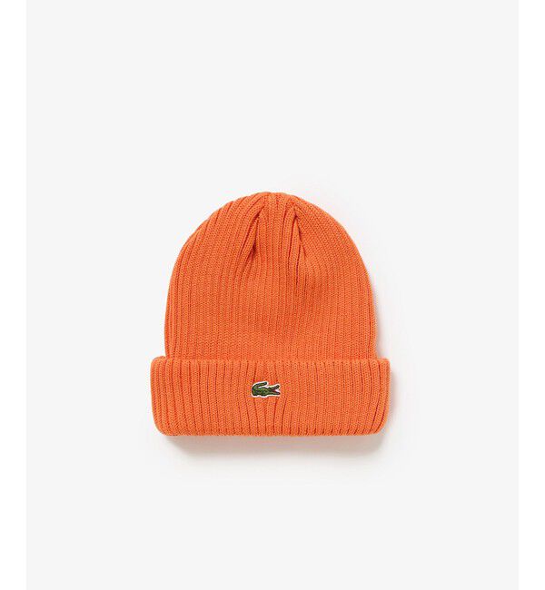 LACOSTE「ウールリブニットキャップ」|キャップ・キャスケット|
