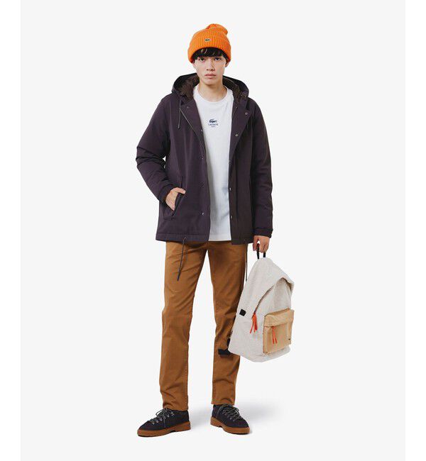 LACOSTE「ウールリブニットキャップ」|キャップ・キャスケット|