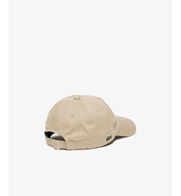 LACOSTE「ウォッシュドツイルローキャップ」|キャップ・キャスケット|